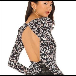 Free People Late Night Lover Bodysuit (M)
